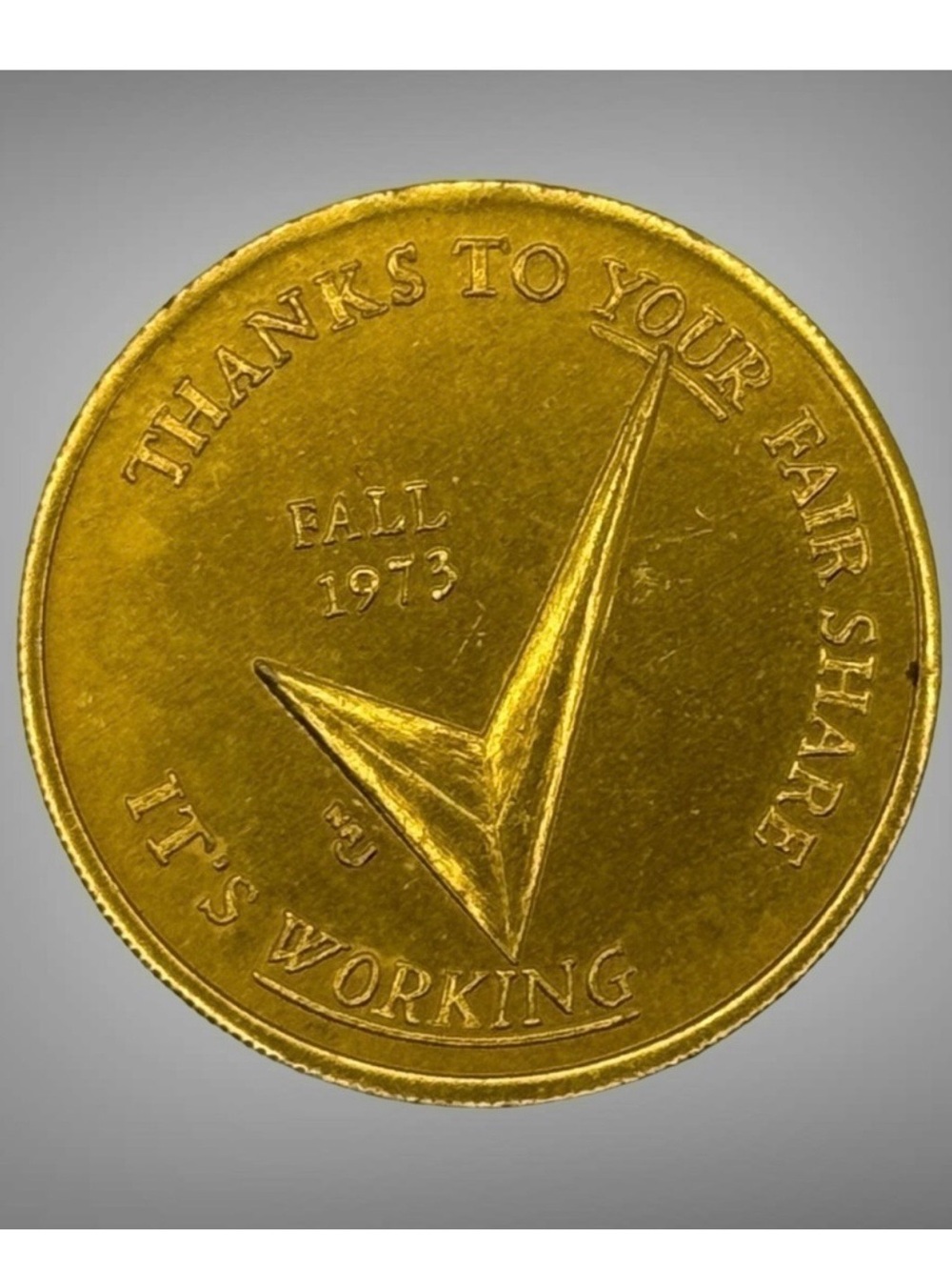 VINTAGE 1973 MARDIS GRAS COIN